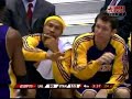 Kobe leaves his teammates hanging Kobe leaves his teammates hanging