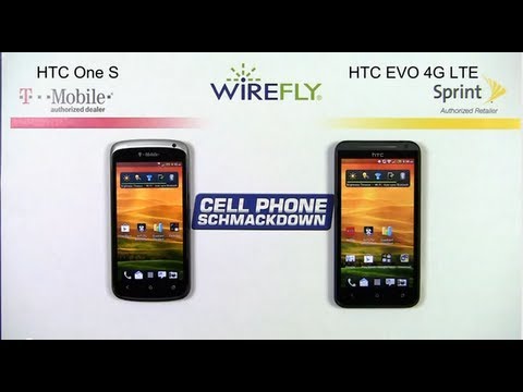 T-Mobile HTC One S vs. HTC EVO 4G LTE for Sprint Smartphone Comparison Review