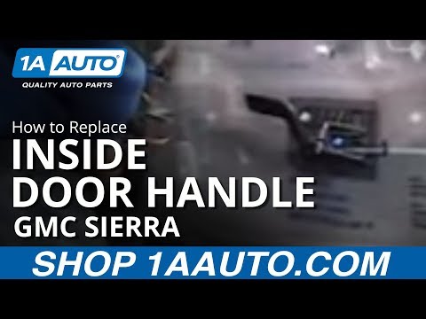 How To Install Replace Inside Door Handle Chevy Silverado GMC Sierra Yukon 1AAuto.com