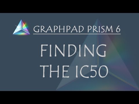 Graphpad Prism 6 : FINDING THE IC50