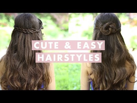 how to easy cute hairstyles