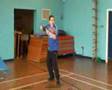 Barry playing tennis (Aggasi style)