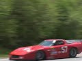 Corvette loses hat & control, camaro & porsche burn it up