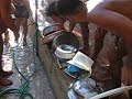 Ferragosto 2007 alla Torretta Leuca, si asciugano i piatti