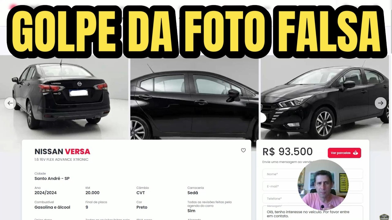 Fotos falsas no anúncio, é o GOLPE da IA // Caçador de Carros