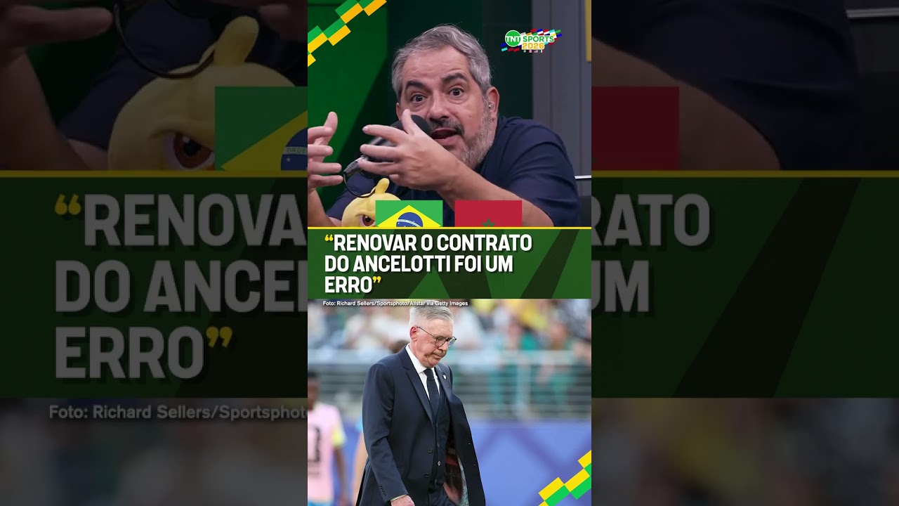 A CBF ERROU NA RENOVAÇÃO DO ANCELOTTI? 🤯 #shorts