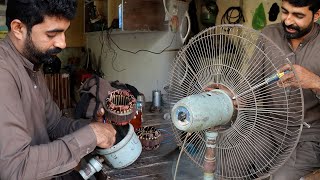 Pedestal Fan Motor Fitting & Connection | Moawin.pk