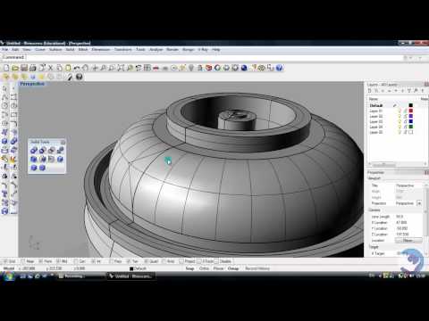 rhino - A beginners tutorial on how to model a spray paint can in Rhinoceros 3D. Please check out our blog for further tutorials and resources. http://www.iknowrhino...