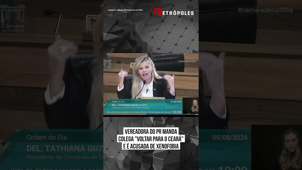Vereadora do PR manda colega "voltar para o Ceará" e é acusada de xenofobia