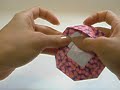 ku ku origami small basket  cesta pequeña 