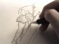 ME DRAWING ZACK -FF CRISIS CORE-