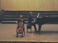 Agata 11 years old cello play Romberg Sonata C- dur