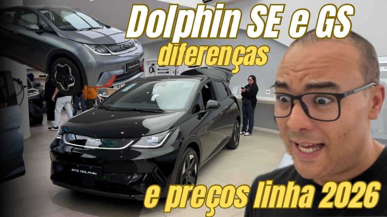 DIFERENÇAS ENTRE BYD DOLPHIN SE E DOLPHIN GS: preço, autonomia, potência e preço