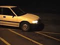 Burnouts on McDonalds trays with ef civic sedan b16a Burnouts on McDonalds trays with ef civic sedan b16a