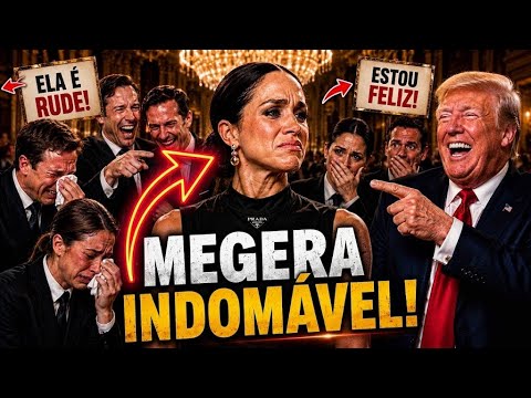 MEGHAN É RIDICULARIZADA POR TRUMP E IMAGEM DE PATROA MEGERA CRESCE