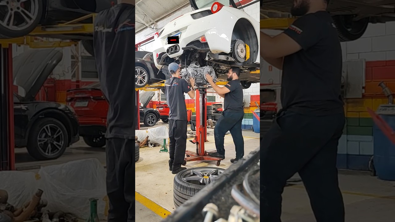 Removendo Câmbio Ferrari 458 🔥😈