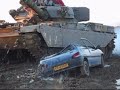 tank crushes car 24 - Peugeot 106 tank crushes car 24 - Peugeot 106