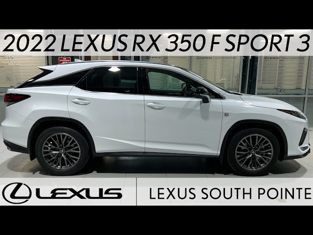  2022 Lexus RX 350 F SPORT 3 in Cars & Trucks in Edmonton