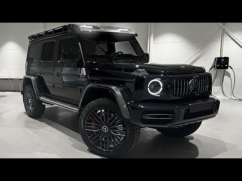 NEW 2024 Mercedes AMG G63 4x4² +SOUND! Breaking Rear Axle?! Interior Exterior Review