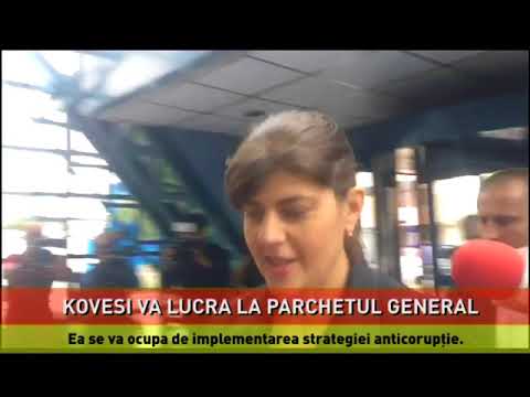 Laura Codruța Kovesi, job la Parchetul General