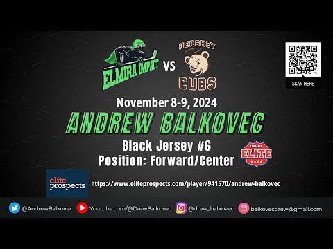 Elmira Impact vs Hershey Cubs, Nov 8-9, 2024