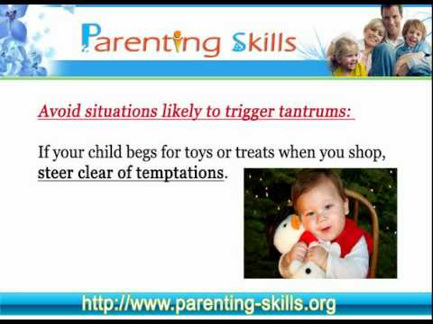 how to control temper tantrums