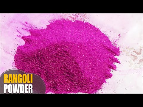 video-linktoworks-how to make rangoli powder at home with sand (Pink Colour ...