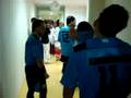 Entrada de cuadros al partido