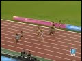 Yuliya Nesterenko wins gold medal 100 m women Atenas 2004