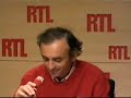 eric zemmour s'invite dans la matinale de vincent parizot pour marquer de la pointe de sa plume l'actualit� du jour. z comme zemmour, c'est du lundi au vendredi � 7h15, sur la premi�re radio de france, et quand vous le d�sirez en r��coute sur rtl.fr !