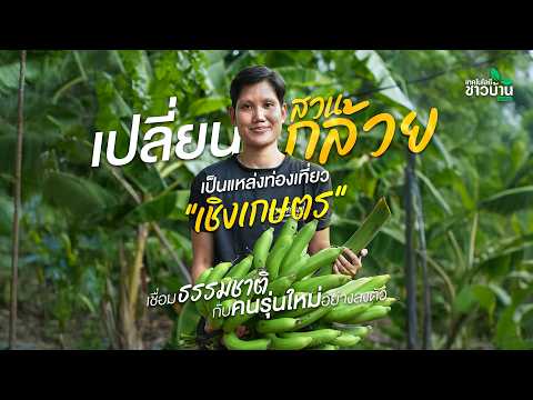 เปลี่ยนสวนกล้วย เป็นแหล่งท่องเที่ยวเชิงเกษตร เชื่อมธรรมชาติกับคนรุ่นใหม่อย่างลงตัว