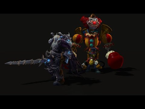 Preview - Heroes of the Storm is proud to present a sneak peek at two future skins: Frost Wyrm Arthas and Big Top Gazlowe. Facebook: http://facebook.com/BlizzHeroes Twitter: http://twitter.com/BlizzHeroes...