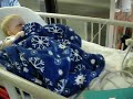Kristopher going to his room after surgery