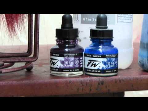 how to dye a wig with fw ink