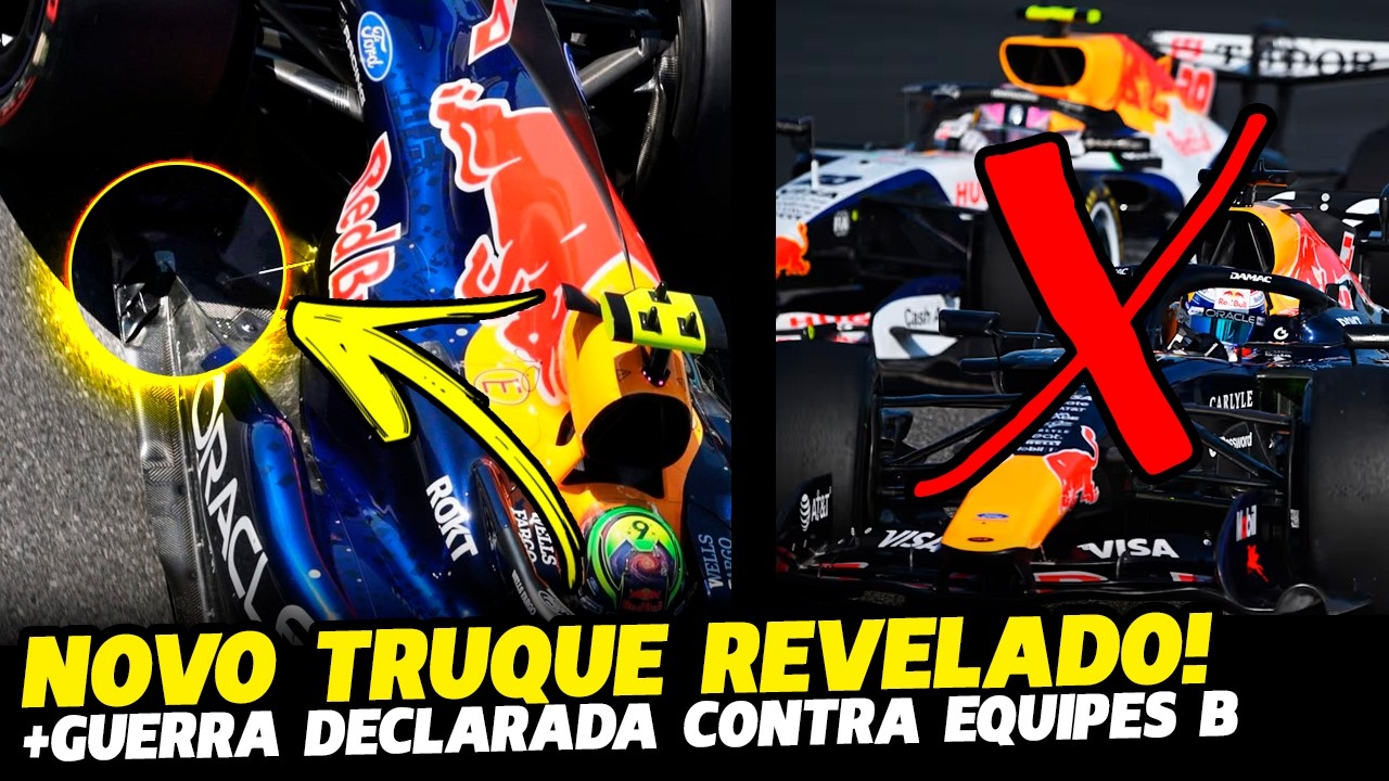 🚨RED BULL ENCONTRA BRECHA E GANHA DOWNFORCE GIGANTE, GUERRA CONTRA EQUIPES B | FÓRMULA 1