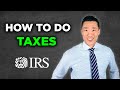 HOW TO DO TAXES FOR BEGINNERS | ACCOUNTANT EXPLAINS!
