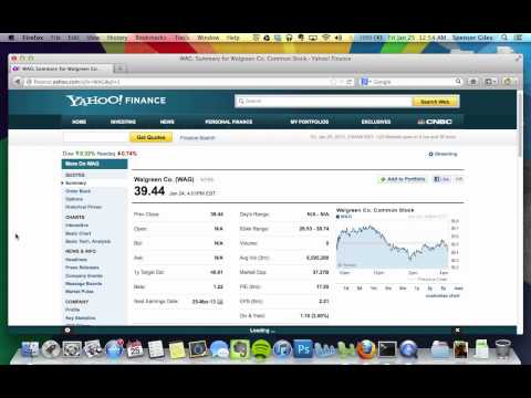 how to query yahoo finance