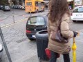 Moron trying to park in Florence