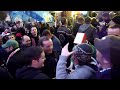 FC. St.Pauli Fortuna Düsseldorf F95 St.Pauli und Celtic Glasgow Fans singen vorm Jolly Roger 1