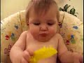 Cute Kid Wants to Eat Sour Fruit Cute Kid Wants to Eat Sour Fruit