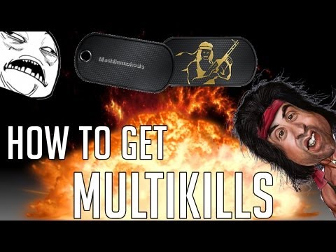 Battlefield 3: How To Get Multikills For Rambo Dogtag in less than 30 minutes