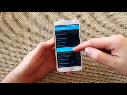 how to enable usb debugging on galaxy w