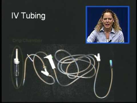 how to fit an iv drip