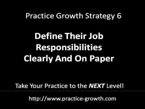 how to define job responsibilities