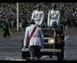 PARADA MILITAR 1990- AYLWIN HACE PUCHERITOS POR DESAIRE.