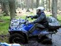 Vleka ATV ja iz blata-Yamaha Grizzly in mud-Slovenia