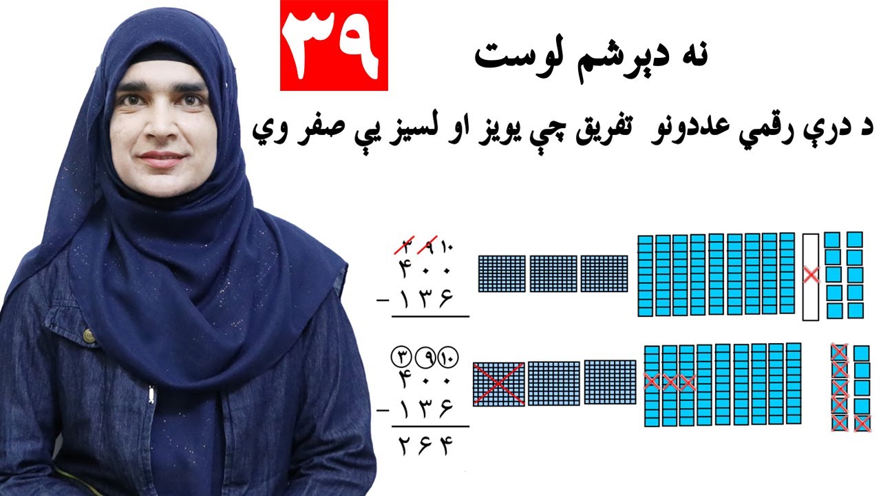 Class 2 - Math | subtraction | minus of three-digit numbers which have two zero
