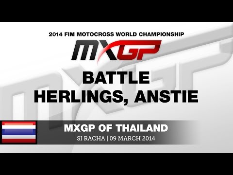 MXGP of Thailand 2014 Herlings and Anstie Fight - Motocross