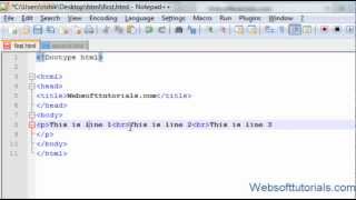 Html And Css In Hindi /urdu Tutorial - 8 - Line Breaker And Pre Tags In Html
