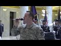 National Anthem at Utah Capitol building- Drew Reese